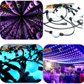 Dibedda qurxinta qurxinta DMX RGB LED 3D String String